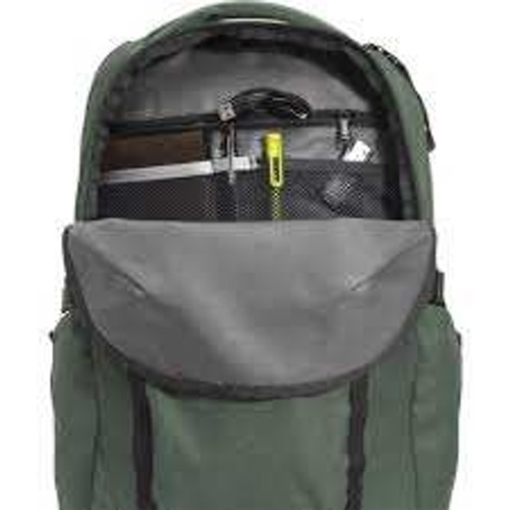 The North Face Pivoter Everyday Laptop Backpack Mid Grey Dark Heather/TNF Black - Picture 4 of 12